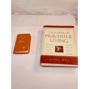 The Power of Prayerful Living by Doug Hill. Hardcover 2001 & New Testament Bible